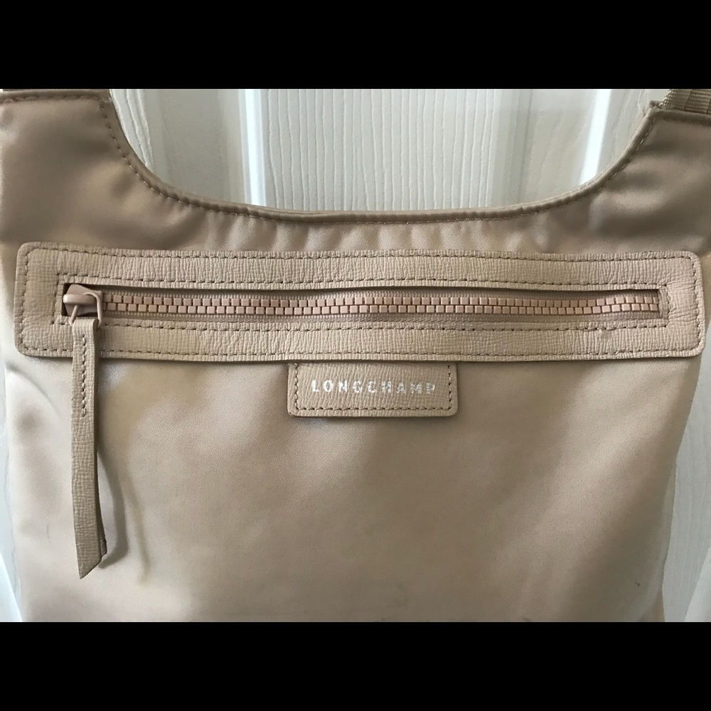 Longchamp Le Pliage Neo crossbody in blush pink